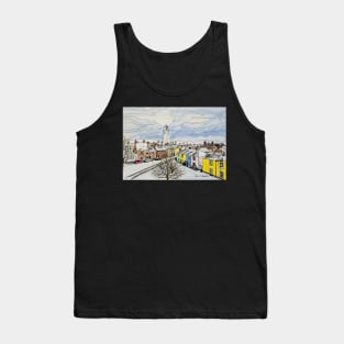 Snow Day in Southwold Painting Tank Top